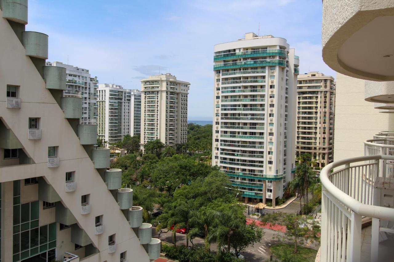 Barra Da Tijuca - 9 - Flat Premium Com Cozinha, Fogao Cooktop, Geladeira Grande, Smart Tv Grande, Lindo E Muitissimo Confortavel, Balsa Para A Praia Gratis E Estacionamento Gratuito Río de Janeiro Exterior foto