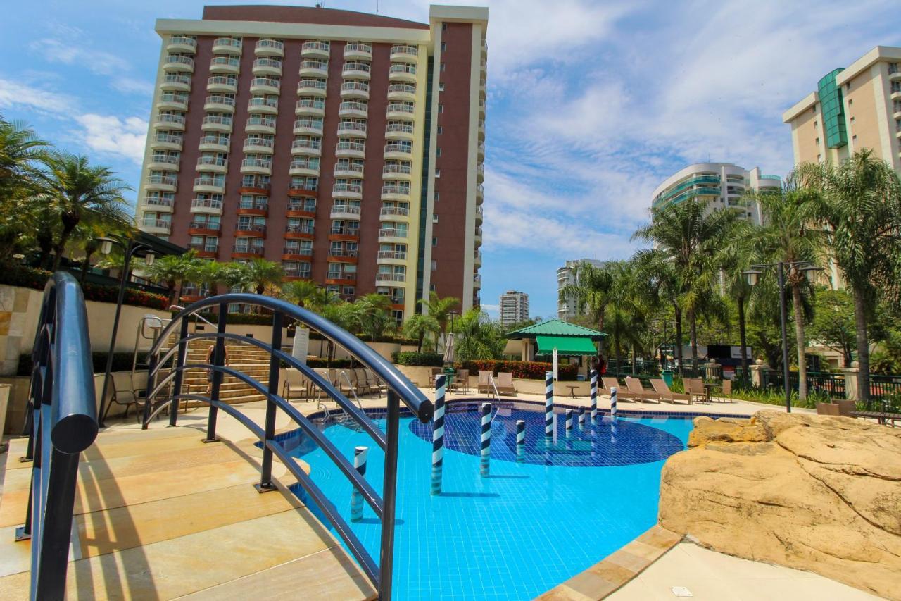 Barra Da Tijuca - 9 - Flat Premium Com Cozinha, Fogao Cooktop, Geladeira Grande, Smart Tv Grande, Lindo E Muitissimo Confortavel, Balsa Para A Praia Gratis E Estacionamento Gratuito Río de Janeiro Exterior foto