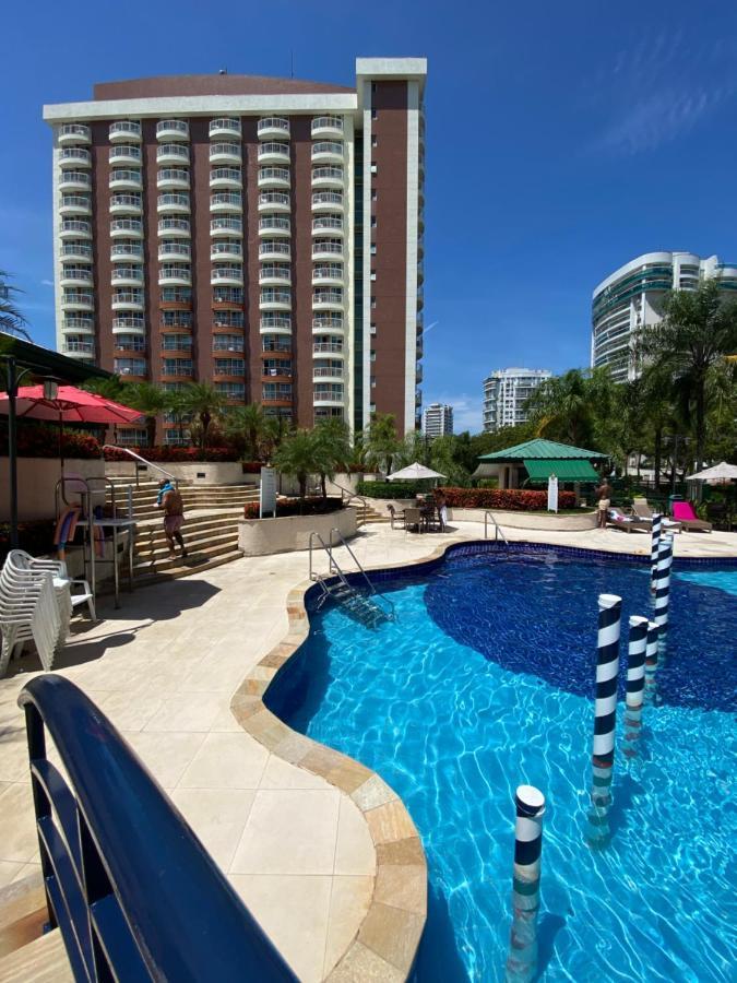Barra Da Tijuca - 9 - Flat Premium Com Cozinha, Fogao Cooktop, Geladeira Grande, Smart Tv Grande, Lindo E Muitissimo Confortavel, Balsa Para A Praia Gratis E Estacionamento Gratuito Río de Janeiro Exterior foto